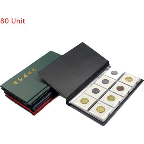 80 Cardboard Coin Holder Album