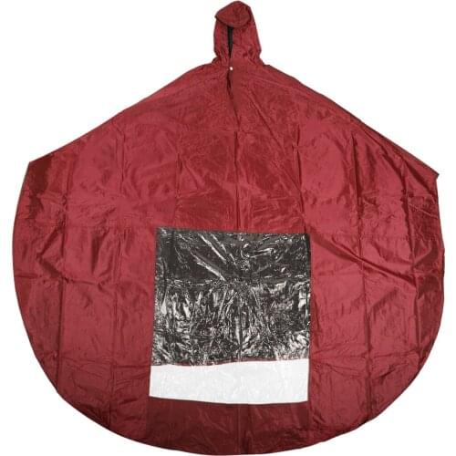 Motorcycle Rain Cover Waterproof Raincoat Red