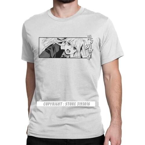 Kakegurui Mary Saotome Mens Tshirt Jabami Yumeko Manga Momobami Kirari Poker Tees Male Camisa T Shirt 100% Cotton