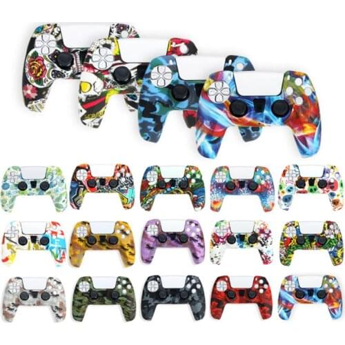 Soft Silicone Gel Rubber Cover Case For SONY Playstation 5 Skin Protection Case For PS5 PS5 Controller Slim Gamepad Controle New