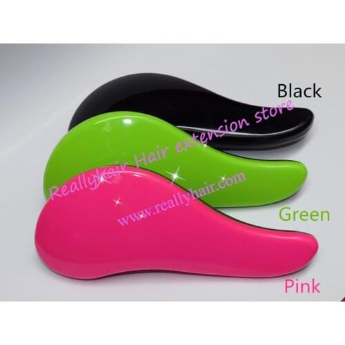 Hair extension comb for massage three colors can be selected