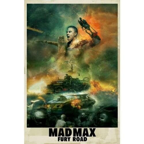 Mad Max Fury Road Movie Art Film Print Silk Poster Home Wall Decor 24x36inch