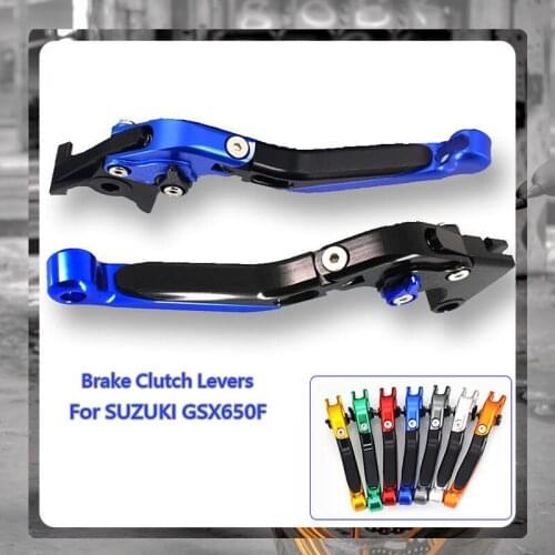 For SUZUKI GSX650F GSX 650F 2008 2009 2010 2011 2012 2013 2014 2015 Motorcycle Folding Extendable Brake Clutch Levers