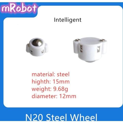 N20 steel ball universal wheel ball wheel 3pi omni-directional wheel robot intelligent Caster Smart Car Accessory For Anduino