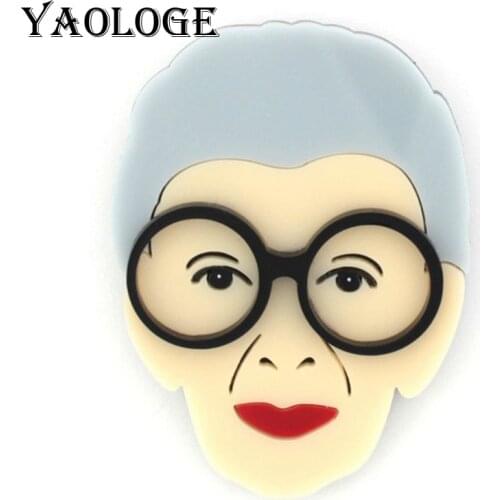 YAOLOGE Brooches Lips For Clothes