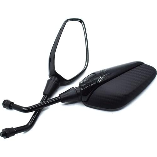 2Pcs/Pair M10 Motorcycle Rearview Mirror Carbon Fiber For MT-09 MT-07 MT-03 CB500X 790 1290 390 890DUKE R F850GS R1250GS R1200GS