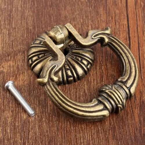 1pc Antique 80*57mm Handles Cabinet Knobs and Handles Door Cupboard Drawer Kitchen Pull Knob Furniture Hardware