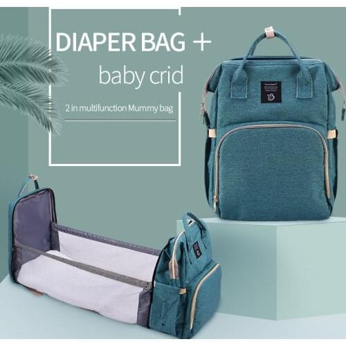 2021 Diaper Bags for Baby Baby Changing Bag Multi-Function Mommy Backpack Fashionable Large Capacity Maternity Traveling Bag