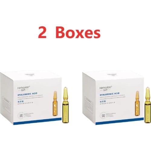 28 pcs/box Fullerene Hyaluronic Acid Ampoule Face Serum Shrink Pores Anti-Ance Nicotinamide Whitening Moisturizing Wrinkle