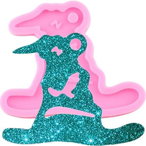 3D Craft Shiny Clossy Halloween Witch Hat Silicone Mold Epoxy Resin Craft Keychain Moulds Pendant Polymer Clay Mould
