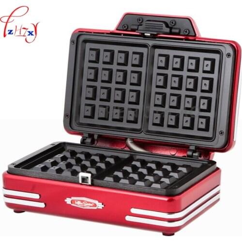 Electric mini waffle machine RMDM200 household DIY breakfast waffle machine samll commercial baking cake machine 220V 750W 1pc