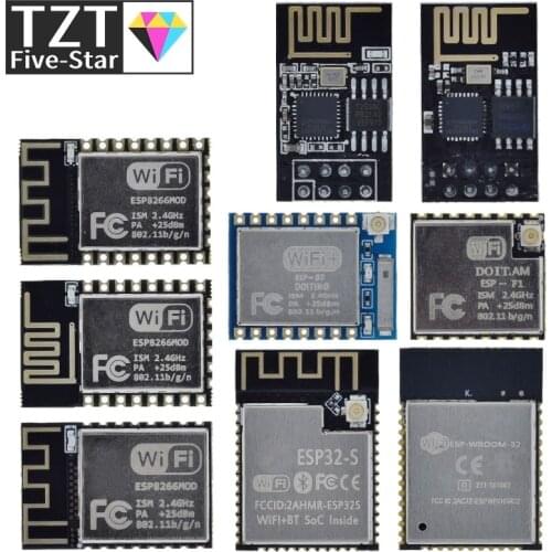 ESP8266 ESP-01 ESP-01S ESP-07 ESP-12E ESP-12F ESP-32 ESP-32S Serial WIFI Wireless Module Wireless Transceiver 2.4G For Arduino