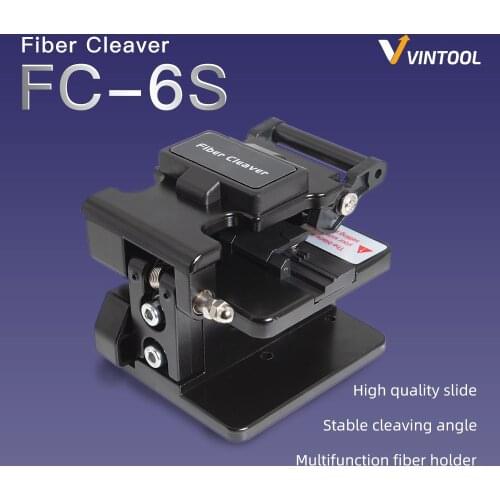 FTTH Fiber Cleaver FC-6S Metal Material with 12 Surface Blade Cutting Tool Optical Cutting Knife