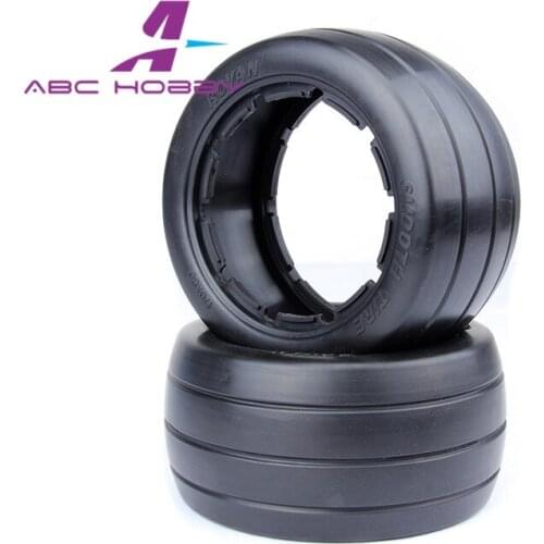 HPI RACING/KM HPI 5B 5T 5SC LOSI TDBX FS racing MCD 1/5 scale rc Rear slick tyres skin set without inner foam