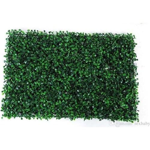 NEW 40x60cm Green Grass Artificial Turf Plants Garden Ornament Plastic Lawns Carpet Wall For Wedding Xmas Party Decor FREE SHIPP