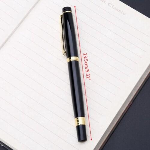C90C Exquisite Rollerball Pens Black Gel Ink Sign Pen Signature Writing Stationery Business Study Office Supplies 0.5mm Nib
