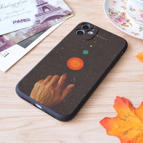 For iPhone Contact Print Soft Matt Apple iPhone Case
