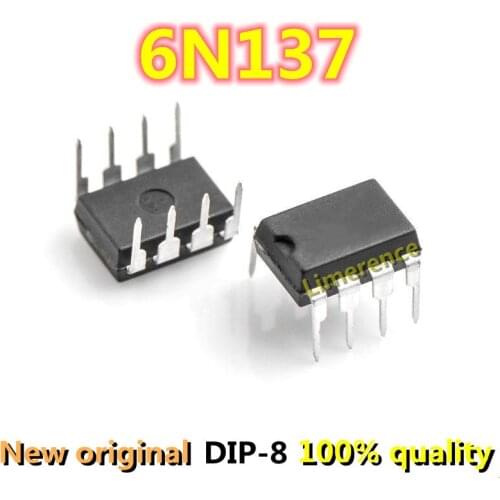 10PCS 6N137 DIP8 6N137 DIP DIP-8 new and original IC Support recycling all kinds of electronic components