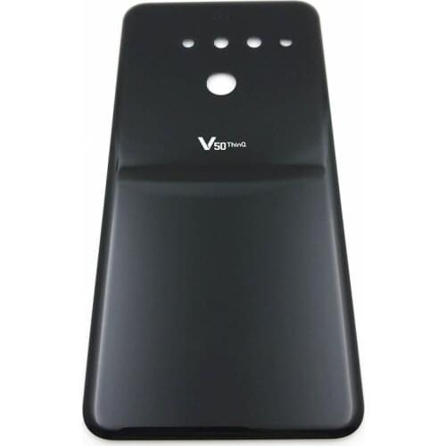 New Original Glass Battery Cover For LG V50 ThinQ 5G LM-V500N V500 Battery Door Back Glass Housing Cover Repair Parts