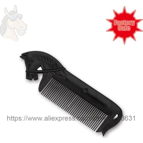 38 3006 Horse head plastic curry comb PP maeterial for horse hair braiding 14*4.5cm economic comb for horse cleaning factory dir