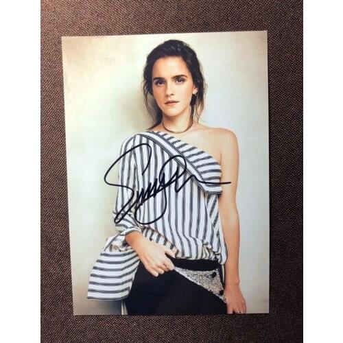 Hand signed Emma Watson autographed photo authentic 5*7 free shipping 092019M2