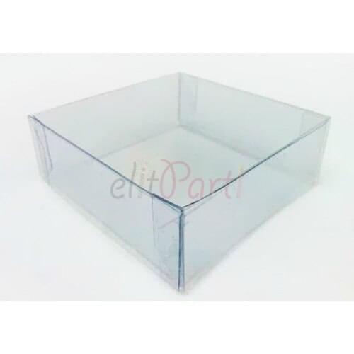 Transparent Soap And Scented Stone Box 8x8x5 (5 Pcs) 422941357