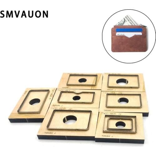 SMVAUON retro multi-card package leather tools mould cutting dies suitable for common die-cutting machines in the market