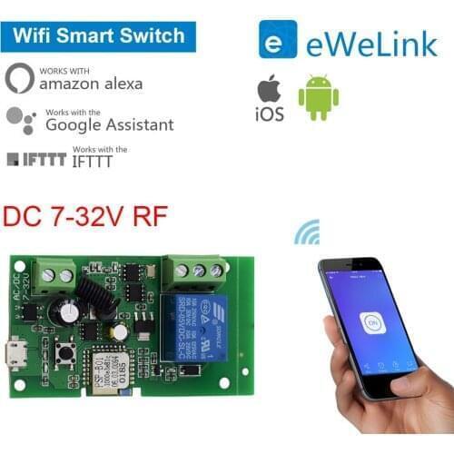 Scimagic Smart USB 7-32V DIY 1 Channel Jog Inching Self-Locking WIFI Wireless Switch APP Remote Control Compatible With Alexa