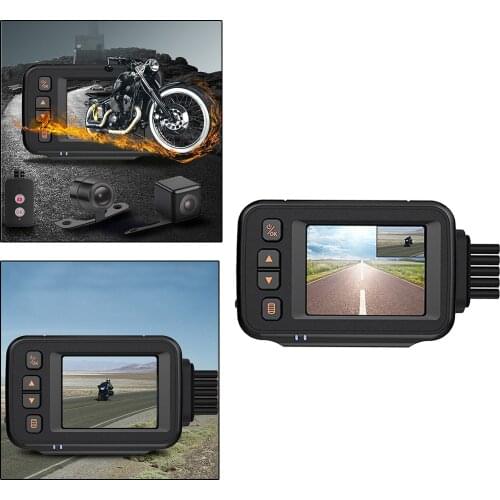 2" LCD Motorcycle DVR Video Recorder Dash Cam Dashcam Driving Camcorder
