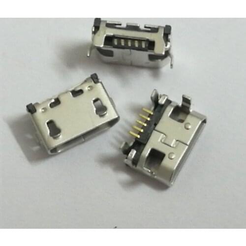 200pcs Micro 5pin USB Jack Charger Connector For Lenovo A7600 A7600H A3000 A3000H A788T S930 S390 charging port dock