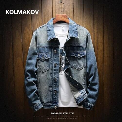 2021 spring coat men high quality casual denim jackets men,Autumn mens casual jacket,plus-size M-3XL