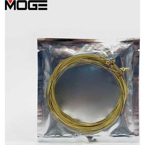 6pcs/set Universal Acoustic Guitar String Brass Hexagonal Steel Core Strings For Musical Instruments Guitars Strings Guitar Part