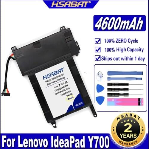 HSABAT L14S4P22 4600mAh Battery for Lenovo IdeaPad Y700 Y700-17iSK Y700-15ISK 5B10H22084 L14M4P23 Batteries