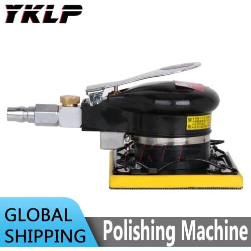 165MM Sandpaper Machine Air Random Orbital Sander Sanding Polishing Tool 10000 RPM Polishing Machine Square