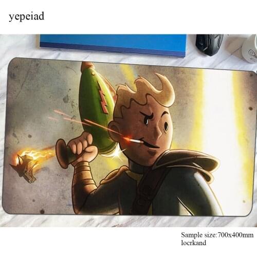 Fallout mousepad big gaming mouse pad gamer mat 800x400x4mm game computer desk padmouse keyboard Halloween Gift large play mats