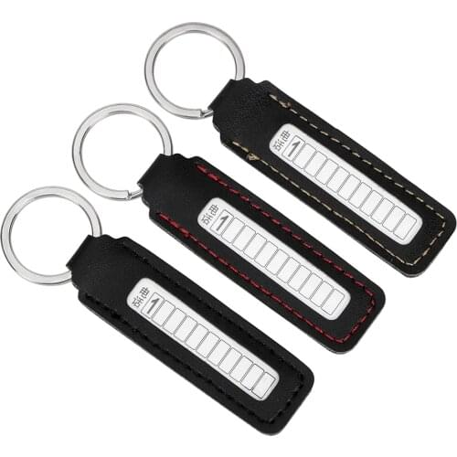 Anti-lost Car Keychain Phone Number Card Keyring Phone Number Plate Key Ring Auto Vehicle Key Chain Accessories