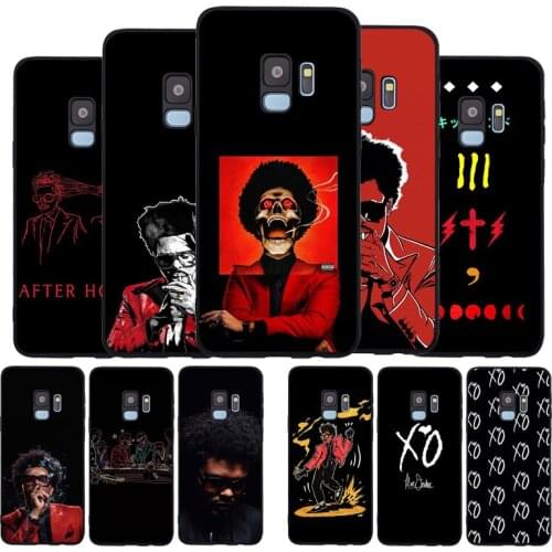 The Weeknd Black TPU Silicone Soft Phone Case For Samsung Galaxy S20 S10 S9 S8 Plus Lite NOTE 10 9 8 S7 EDGE