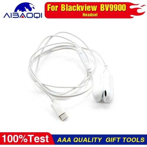 Earphones Headsets For Blackview BV9900 Earphone In-ear with Microphone Type-c Helio P70 Octa Core Replacement Parts Free Tools