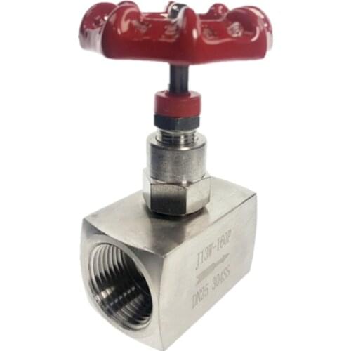 Female 304 Stainless Steel Needle Globe Valve Rigidity seal valve