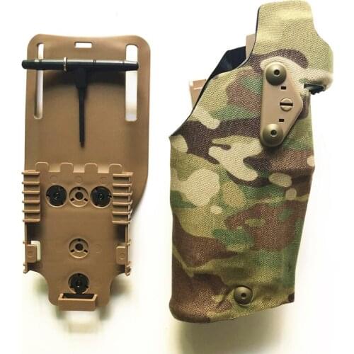 2020 TMC Airsoft Holsters Glock17, G18,G19 X300 Holster Drop Adapter Quick Release Holster Gaiter Belt Set Military Holster