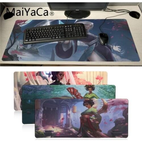 MaiYaCa Sun Goddess Karma League of Legends Customized laptop Gamer mouse pad Keyboard Smooth mouse pad for lol dota2 cs gamer