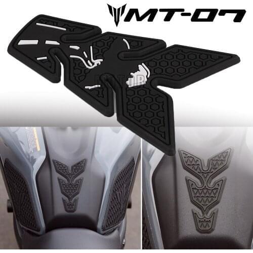 3M Tank Stickers Waterproof Pad Rubber Sticker For YAMAHA MT-07 MT07 MT 07 Motorcycle Non-slip Fuel 2021 New accessories 2021
