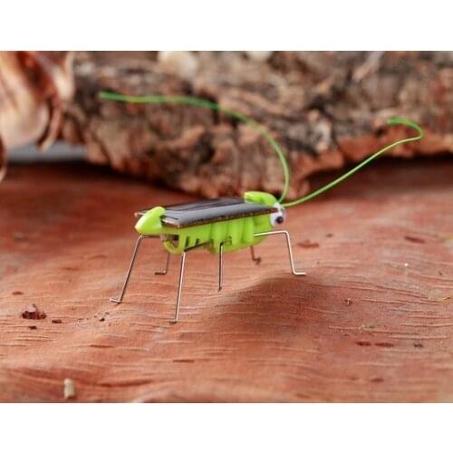 New Solar Grasshopper Simulation insect creative trick science and education Enlightenment puzzle children Toy Factory Sales