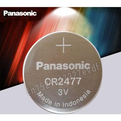 Panasonic Original CR2477 3V High Performance High Temperature Resistant Button Coin Battery Cell Batteries