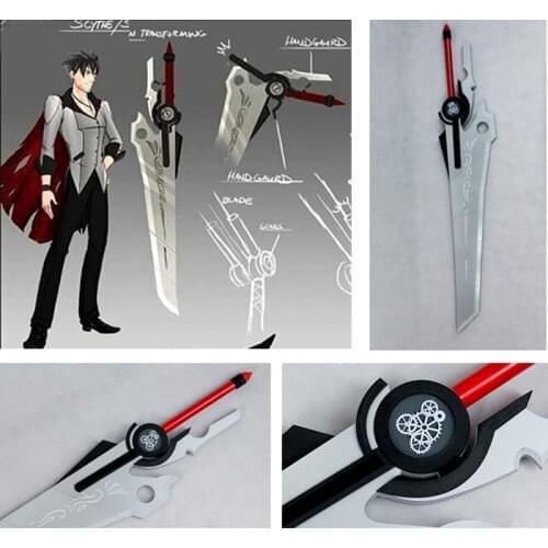 RWBY Qrow Branwen Weapon Harbinger Sword Cosplay Replica Prop