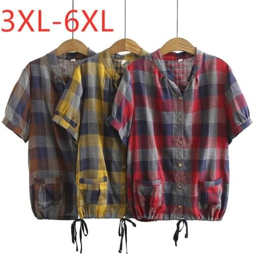 Блузки в клетку SHILI RIVER China At AliExpress