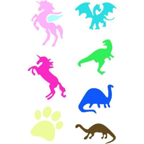 Cake Stencil Decoration Chocolate Cookie Stencils Dragon Pattern Fondant Side Molds