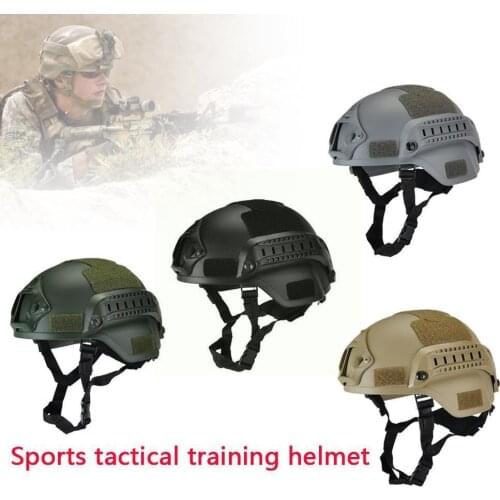 Outdoor Tactical Military ABS Helmet Multifunction Protective High Paintball Cycling Sports Hat Helmet Quality Head G6R8
