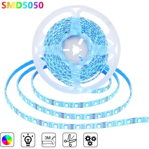 Waterproof LED Light Tape RGB Strip LED Flexible Lamp Strip Light Ribbon Lamp LED TV Backlight rgb Decor Lighting 5m 10m 15m 20m