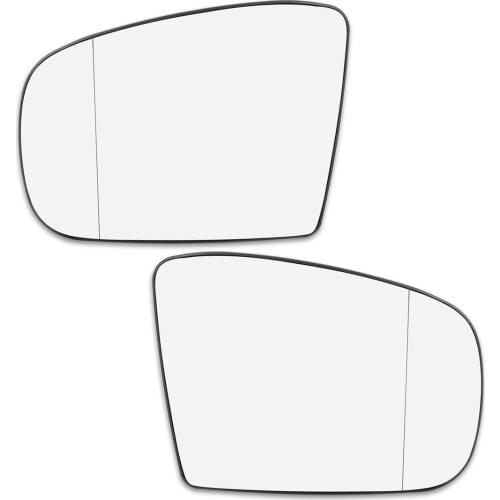 X Autohaux Mirror Glass Heated With Backing Plate Side Rear View Mirror Glass For 2002-2005 Mercedes ML320 ML350 ML500 ML55 AMG
